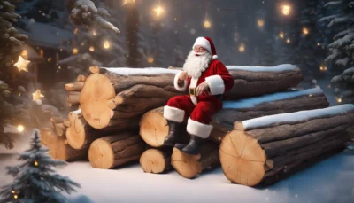 découvrez comment fabriquer un père noël en bois avec des rondins pour une décoration originale de noël. tutoriel étape par étape pour une activité créative en famille.